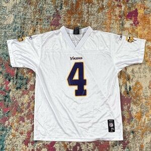 Boys Kids Brett Favre Minnesota Vikings NFL Football Reebok Sports Jersey